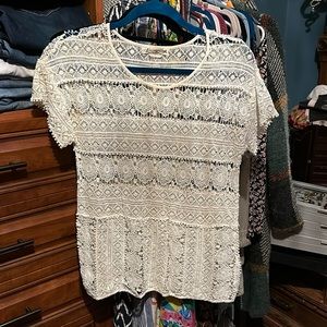 Anthropologie Lace Top